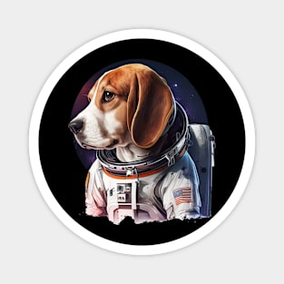 Astronaut Beagle Magnet